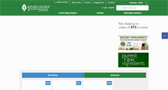 Desktop Screenshot of naturessourcevitamins.com